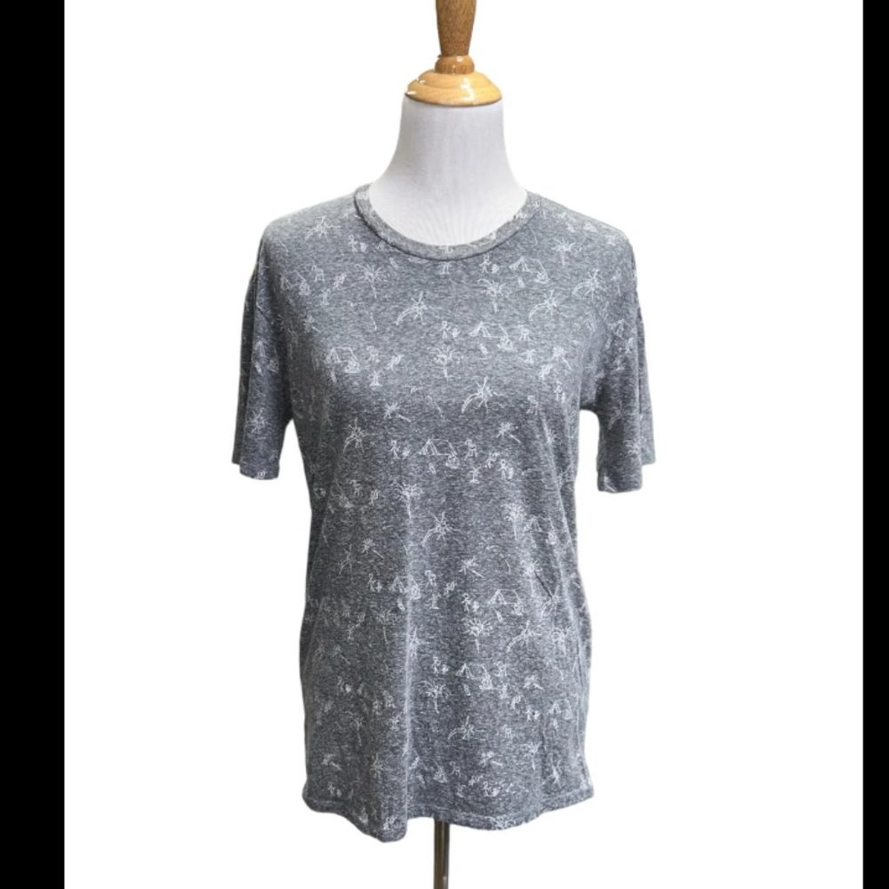 Lularoe Patrick Mens t Gray Camping XS